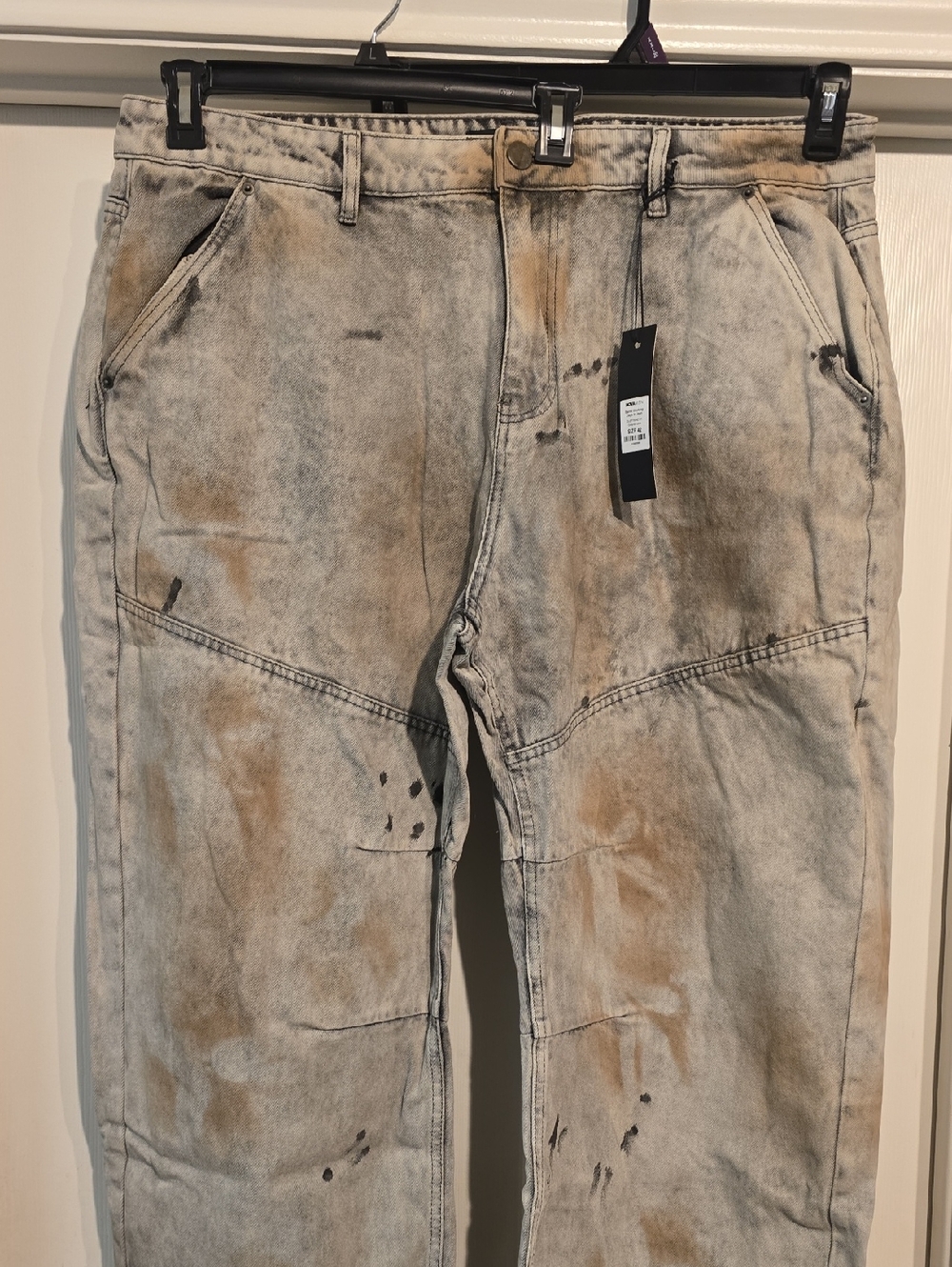 Fashion Nova Mens Barrel Working Days Jeans - Picture 5 of 6